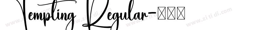 Tempting Regular字体转换